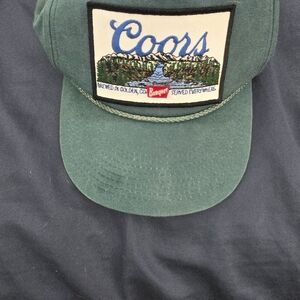 Coors Patch Trucker Hat in Forest Green